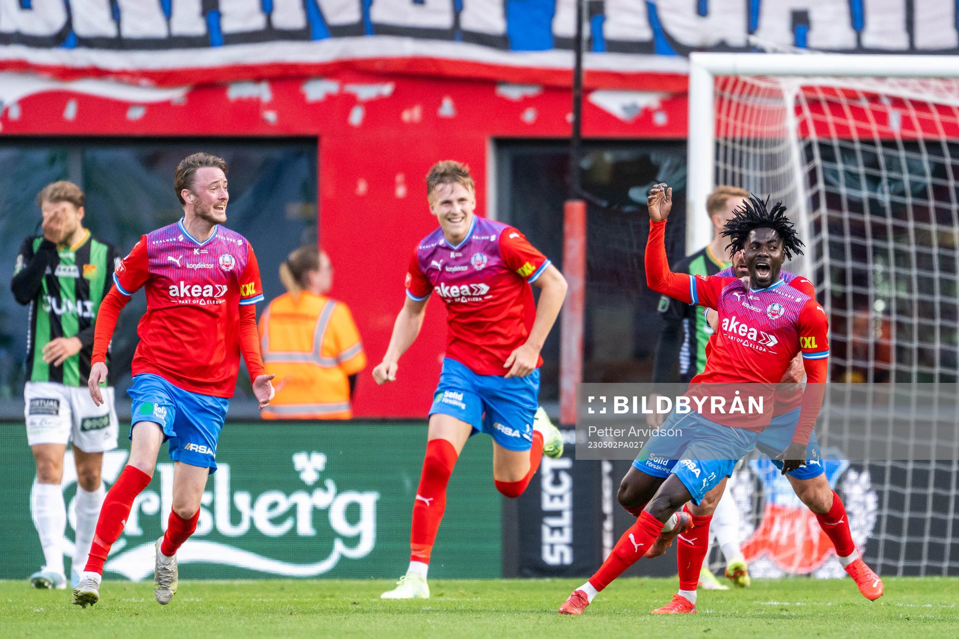 Helsingborgs Benjamin Acquah jublar