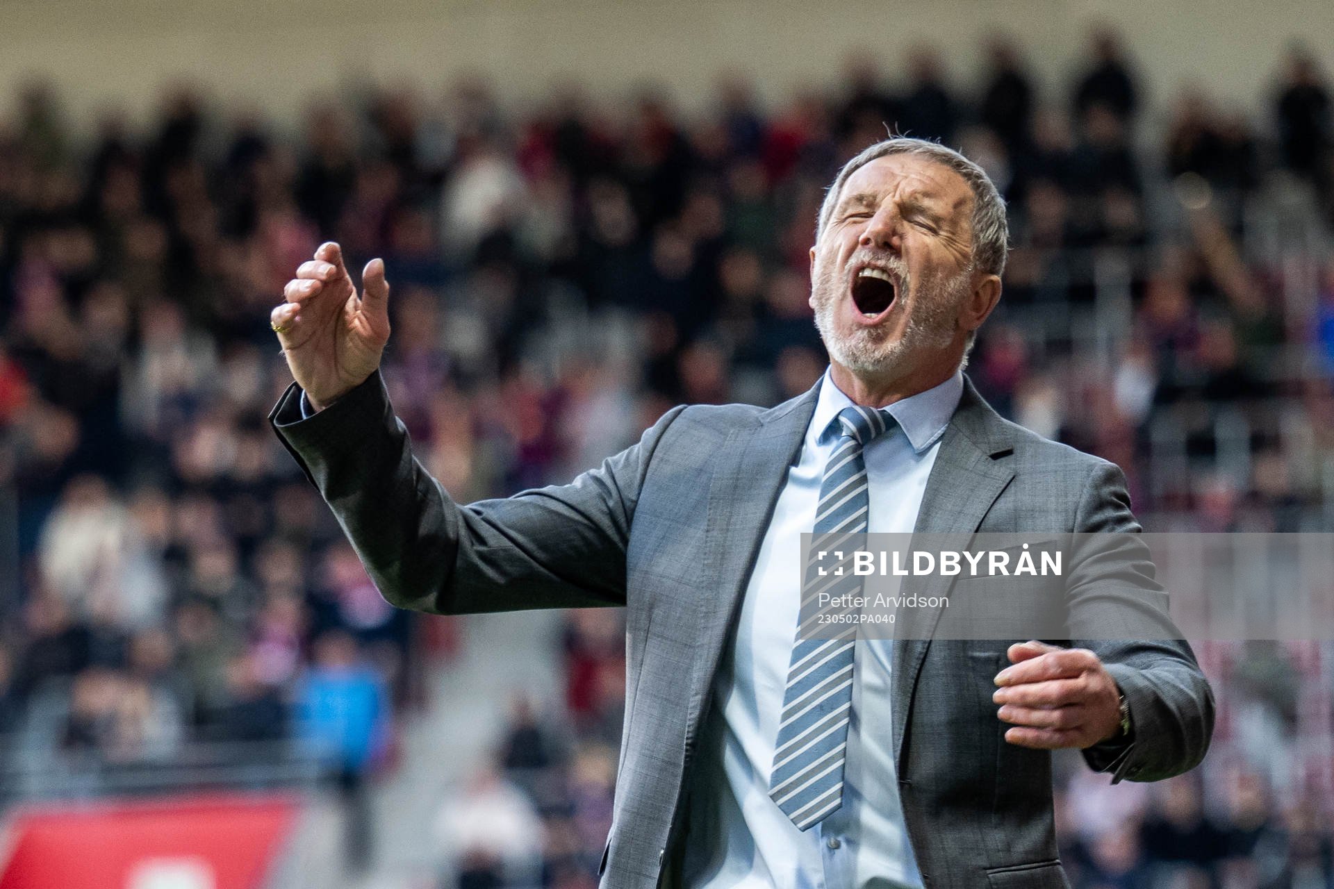 Helsingborgs tränare Stuart Baxter deppar