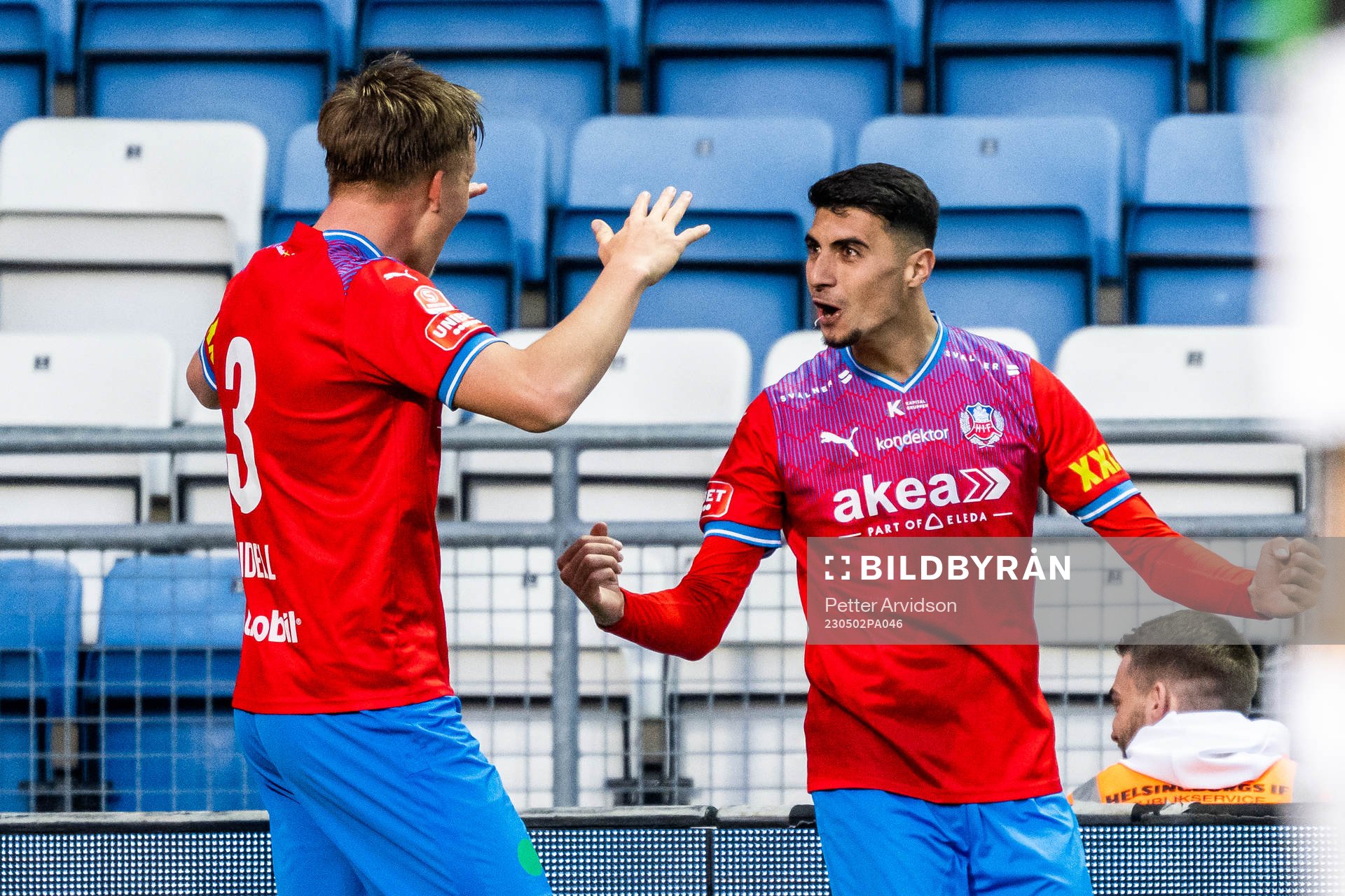 Helsingborgs Amar Muhsin jublar