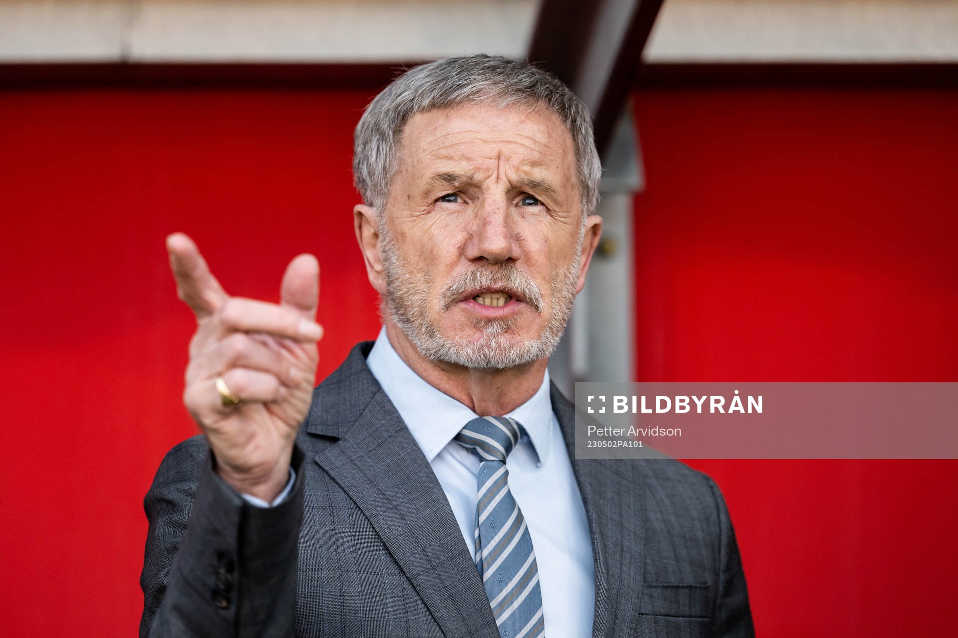 Helsingborgs tränare Stuart Baxter