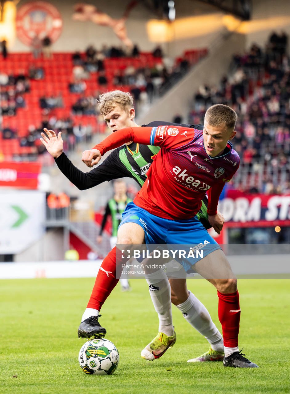GAISs Robin Frej och Helsingborgs Erik Ring