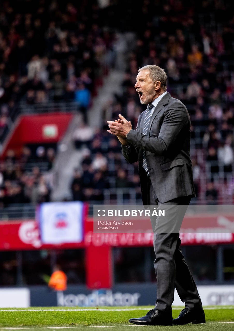 Helsingborgs tränare Stuart Baxter