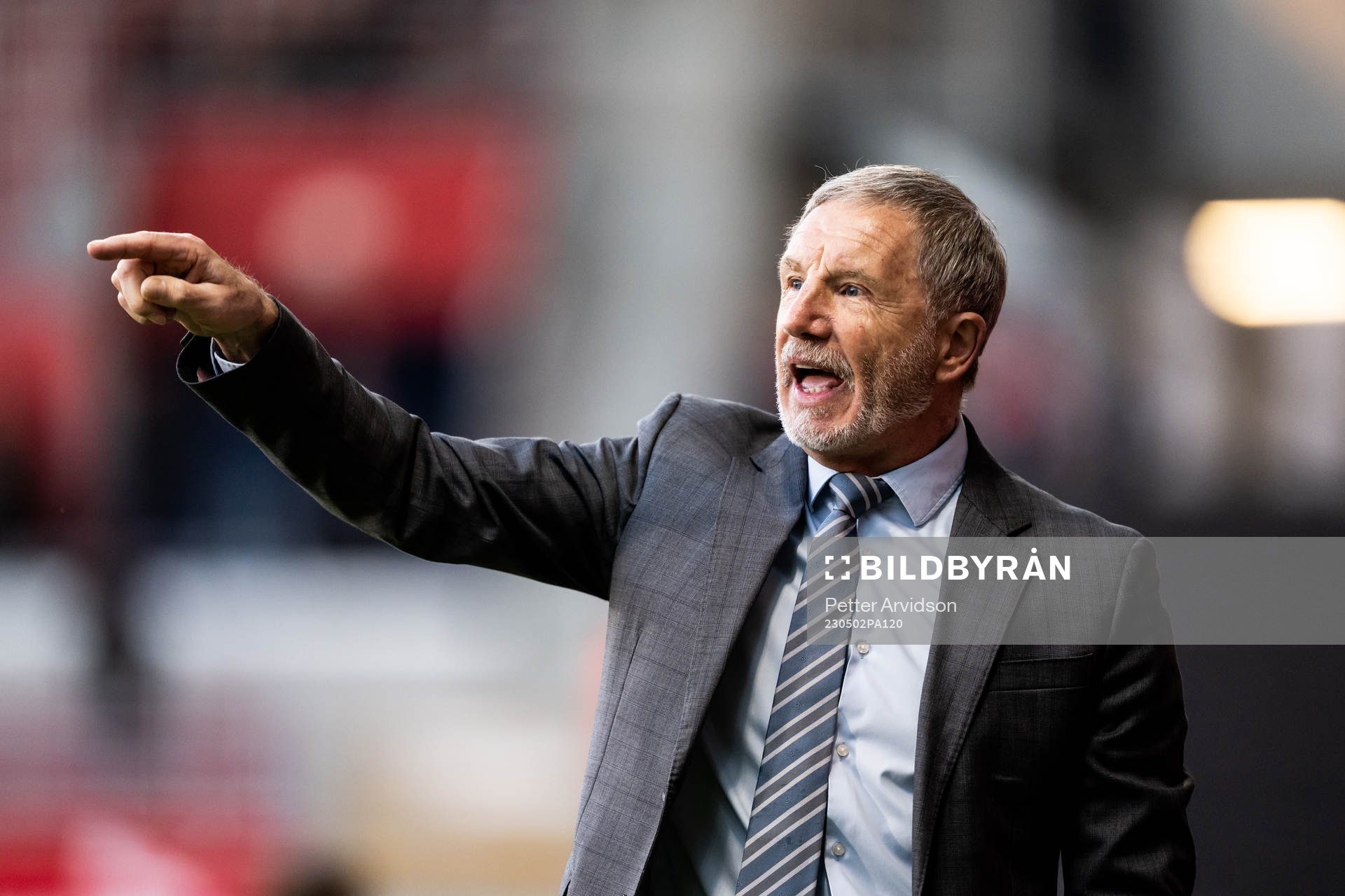 Helsingborgs tränare Stuart Baxter