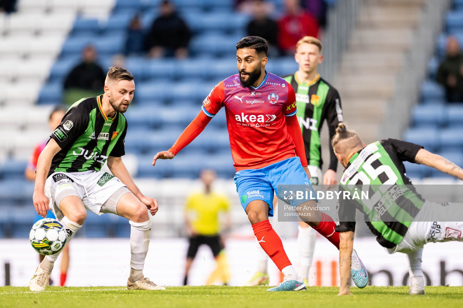 GAISs Axel Norén och Helsingborgs Amin Al-Hamawi
