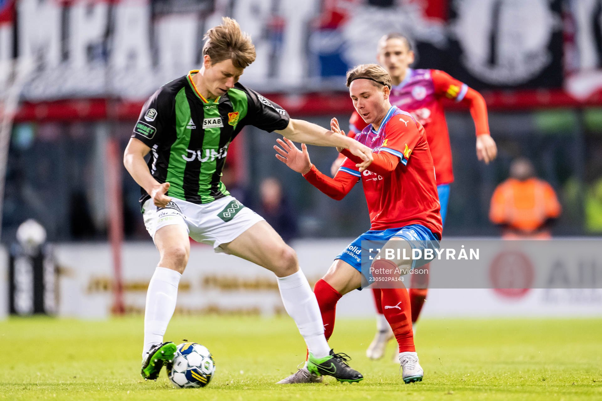 GAISs Robin Frej och Helsingborgs Simon Bengtsson