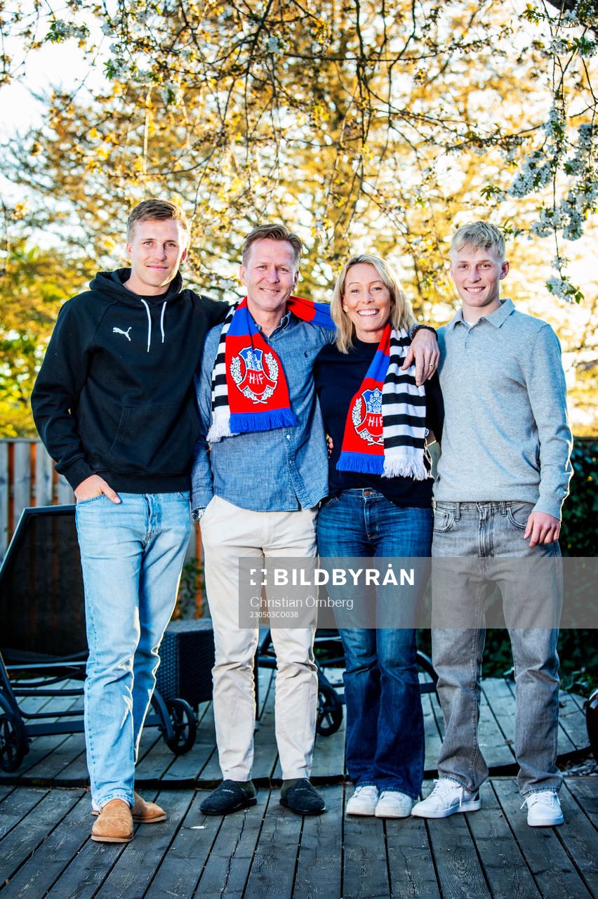 Casper Widell, Mikael Widell, Linda Widell och Melker Widell