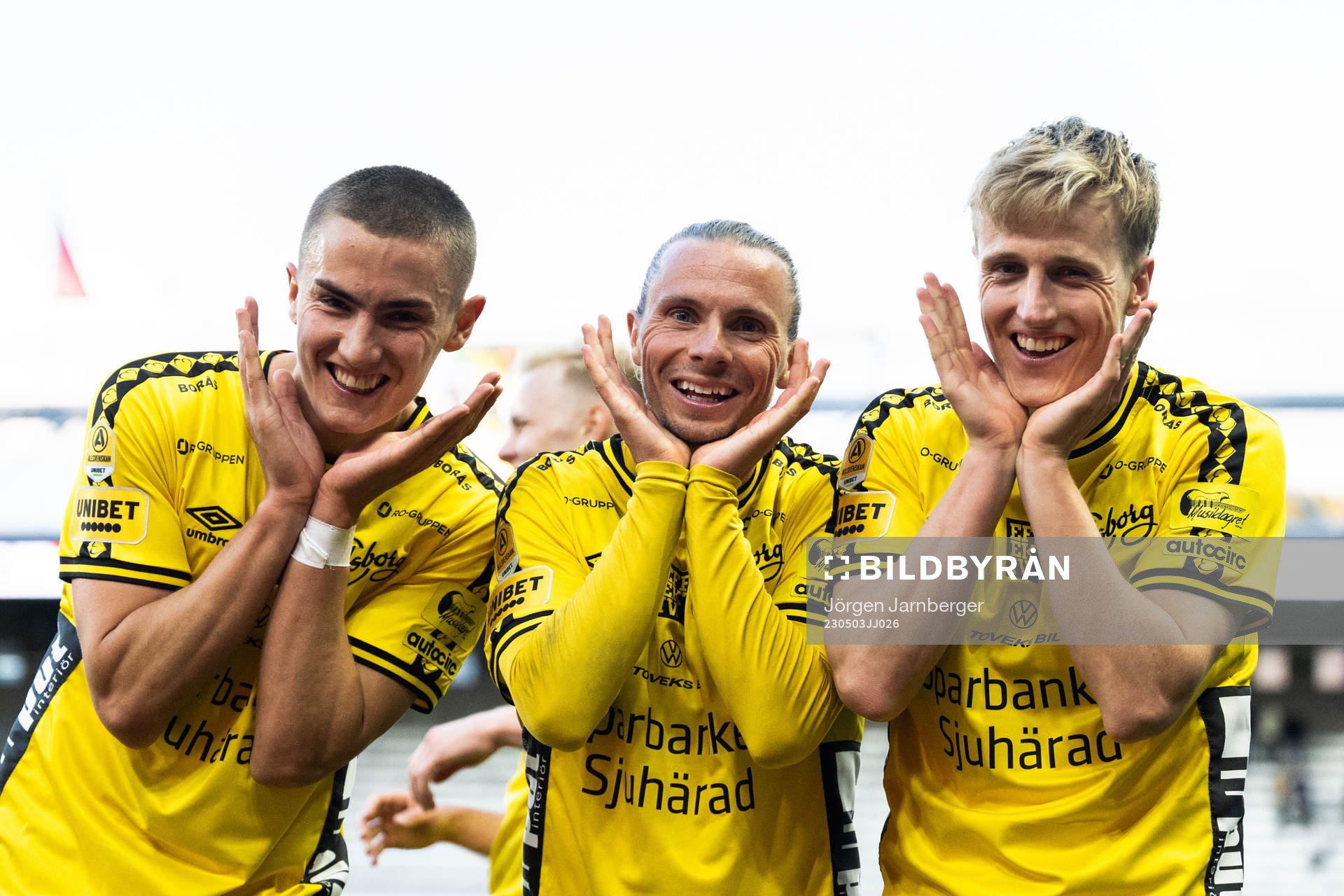 Elfsborgs Gustaf Lagerbielke, Niklas Hult och Jeppe