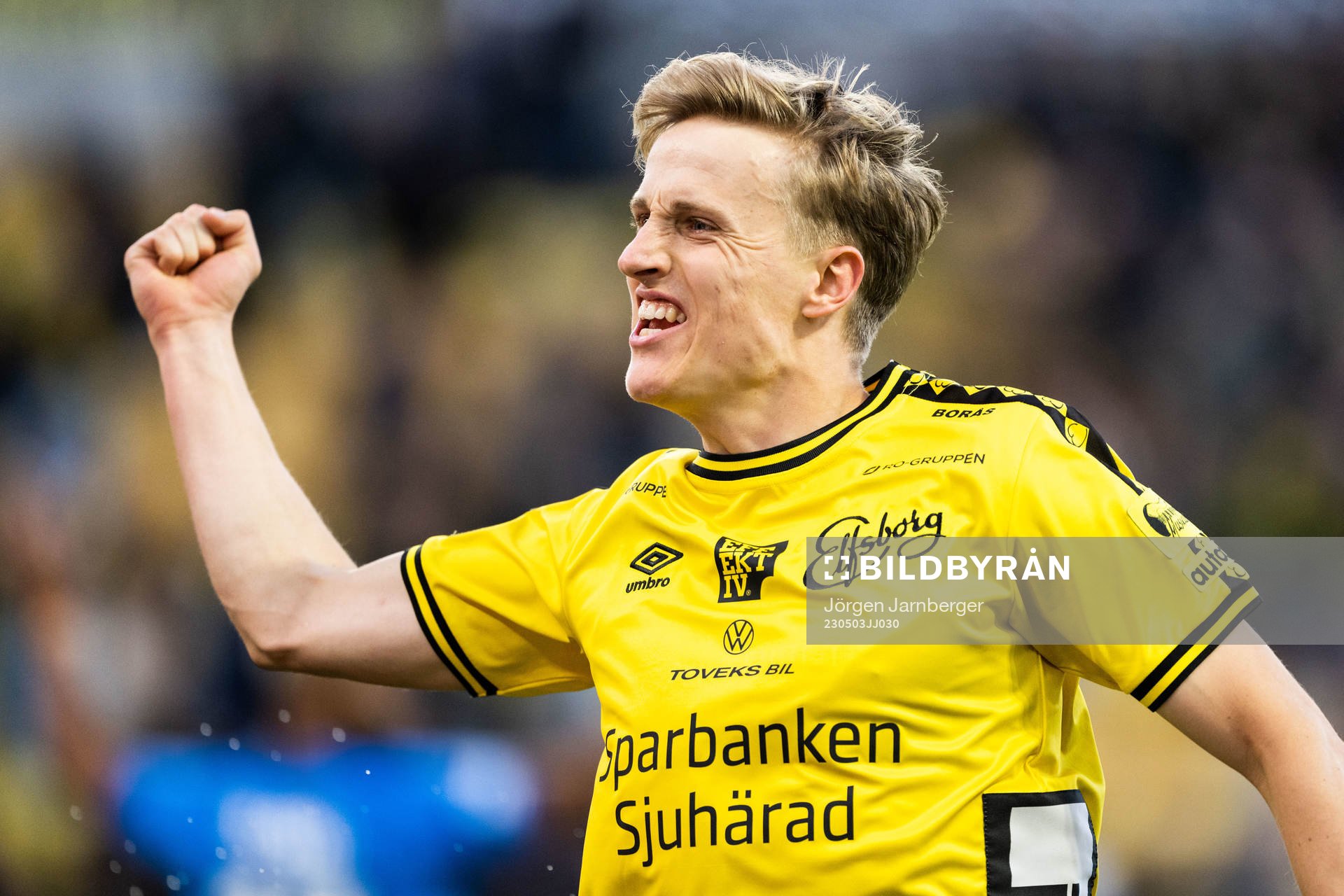 Elfsborgs Jeppe Møldrup Okkels jublar