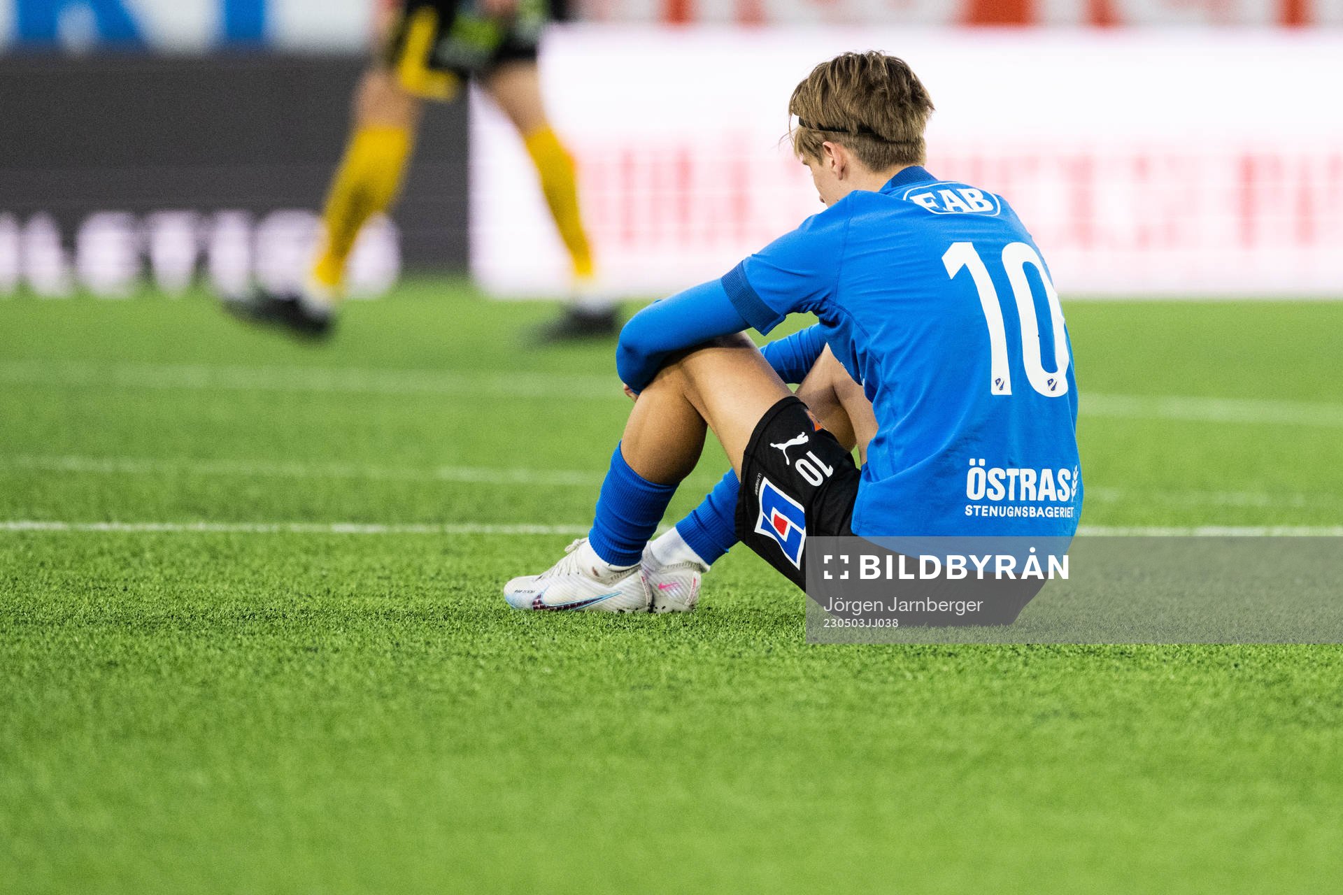 Halmstads Erik Ahlstrand deppar
