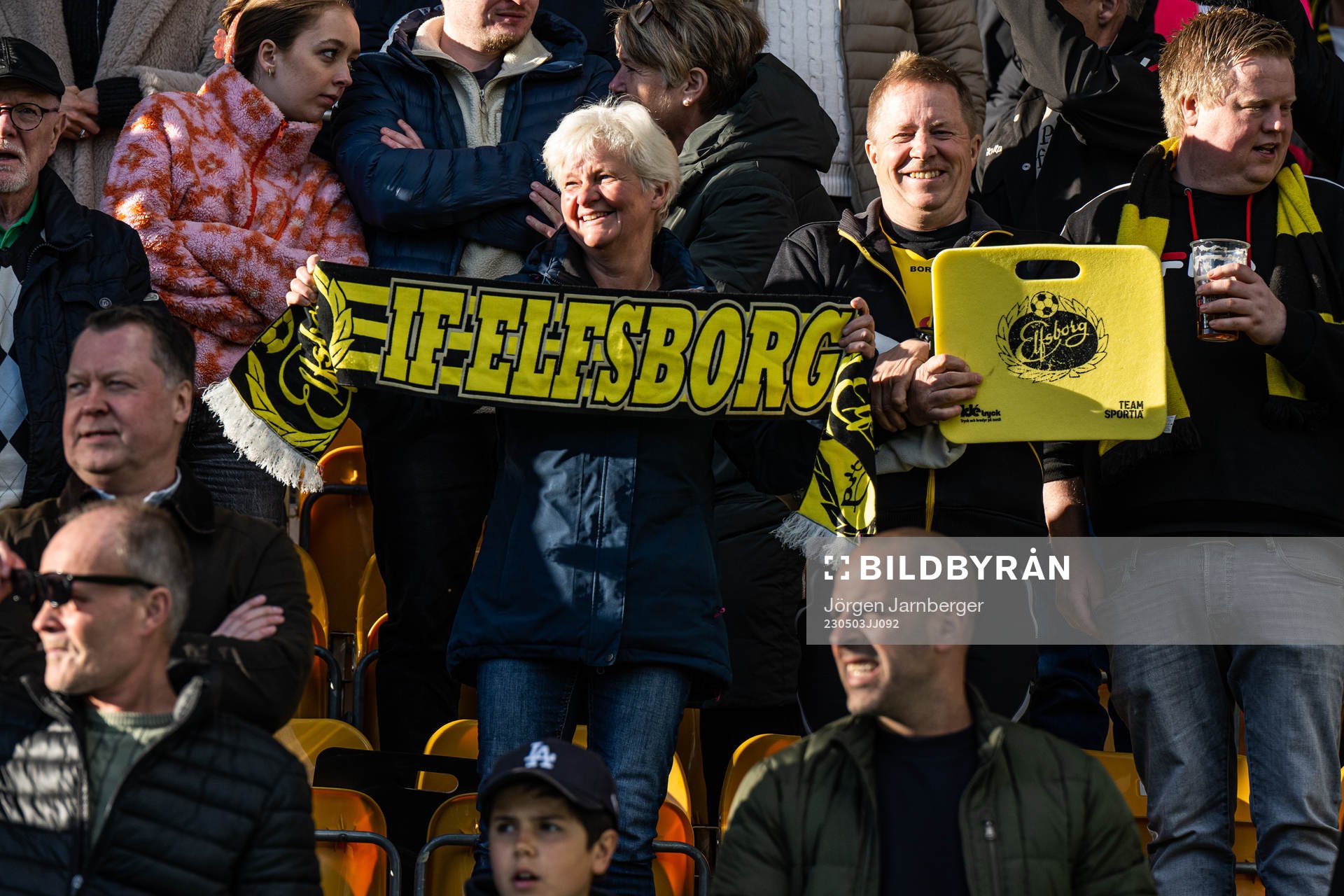 under fotbollsmatchen i Allsvenskan mellan Elfsborg och