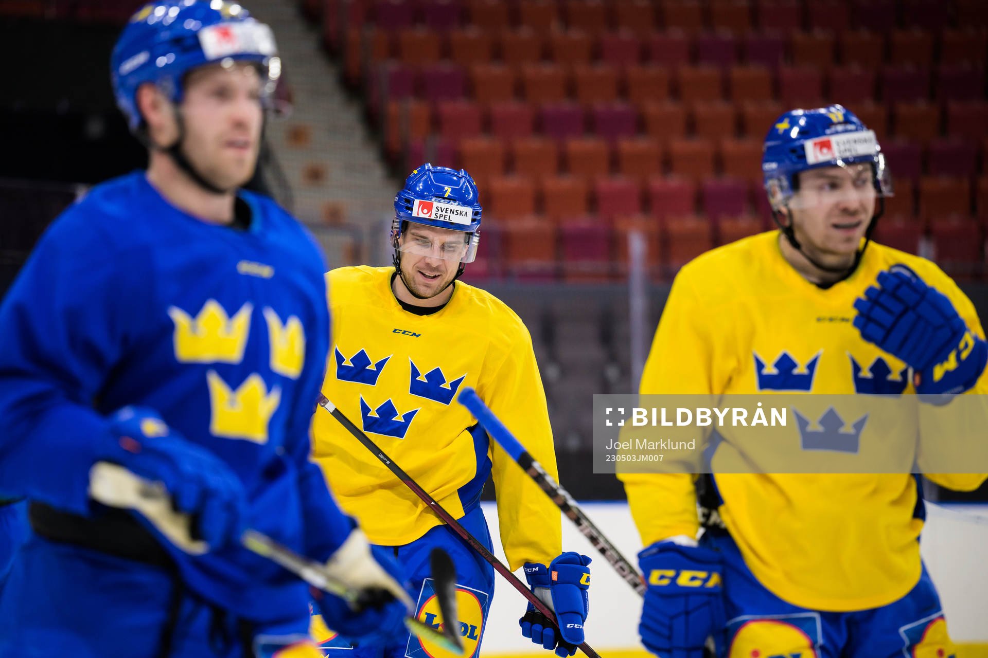 Henrik Tömmernes of Sweden at a practice session