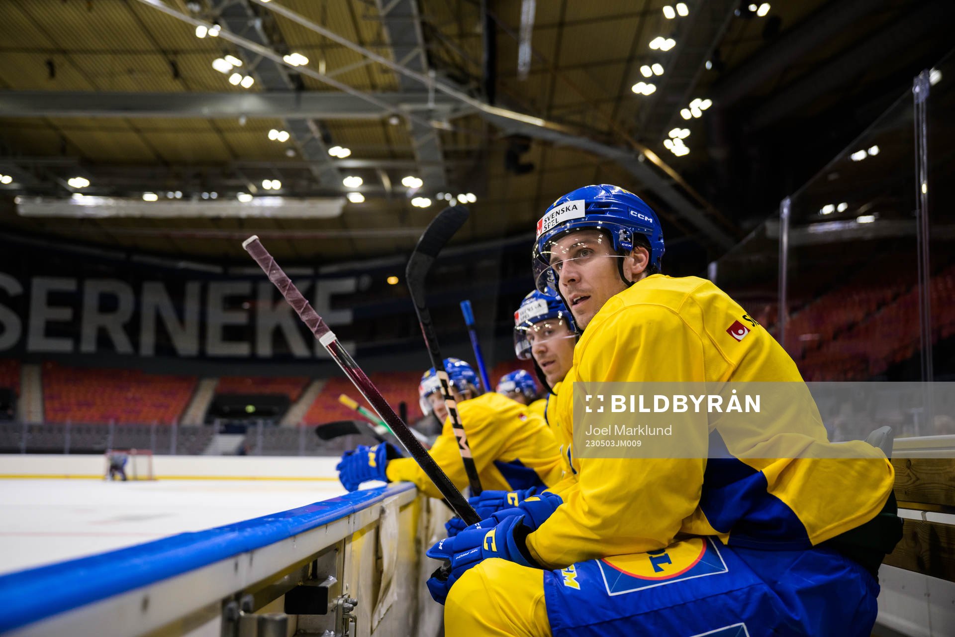 Henrik Tömmernes of Sweden at a practice session