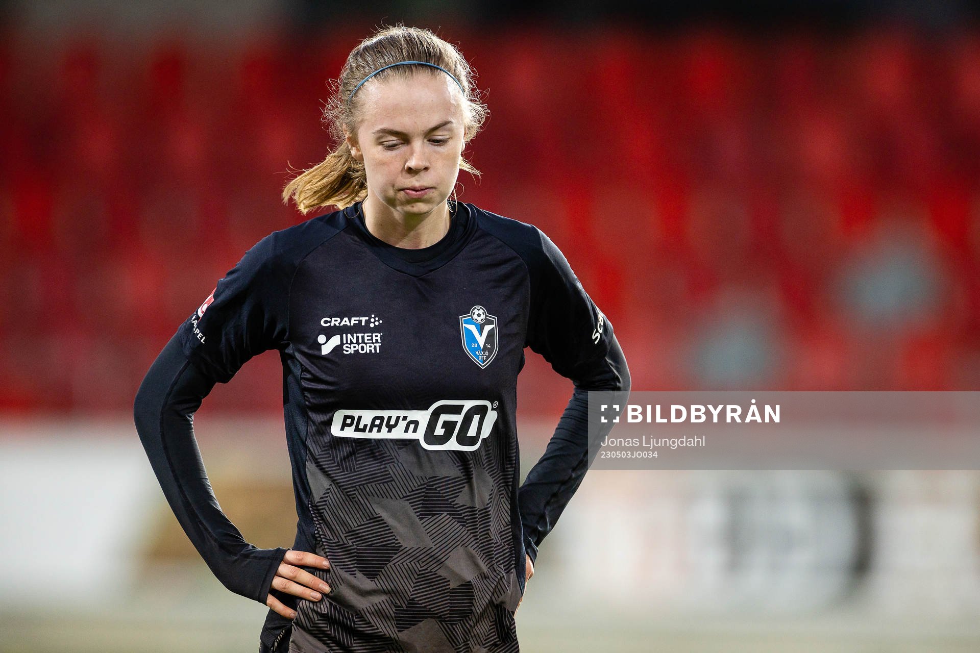 Växjö DFFs Elin Nilsson deppar