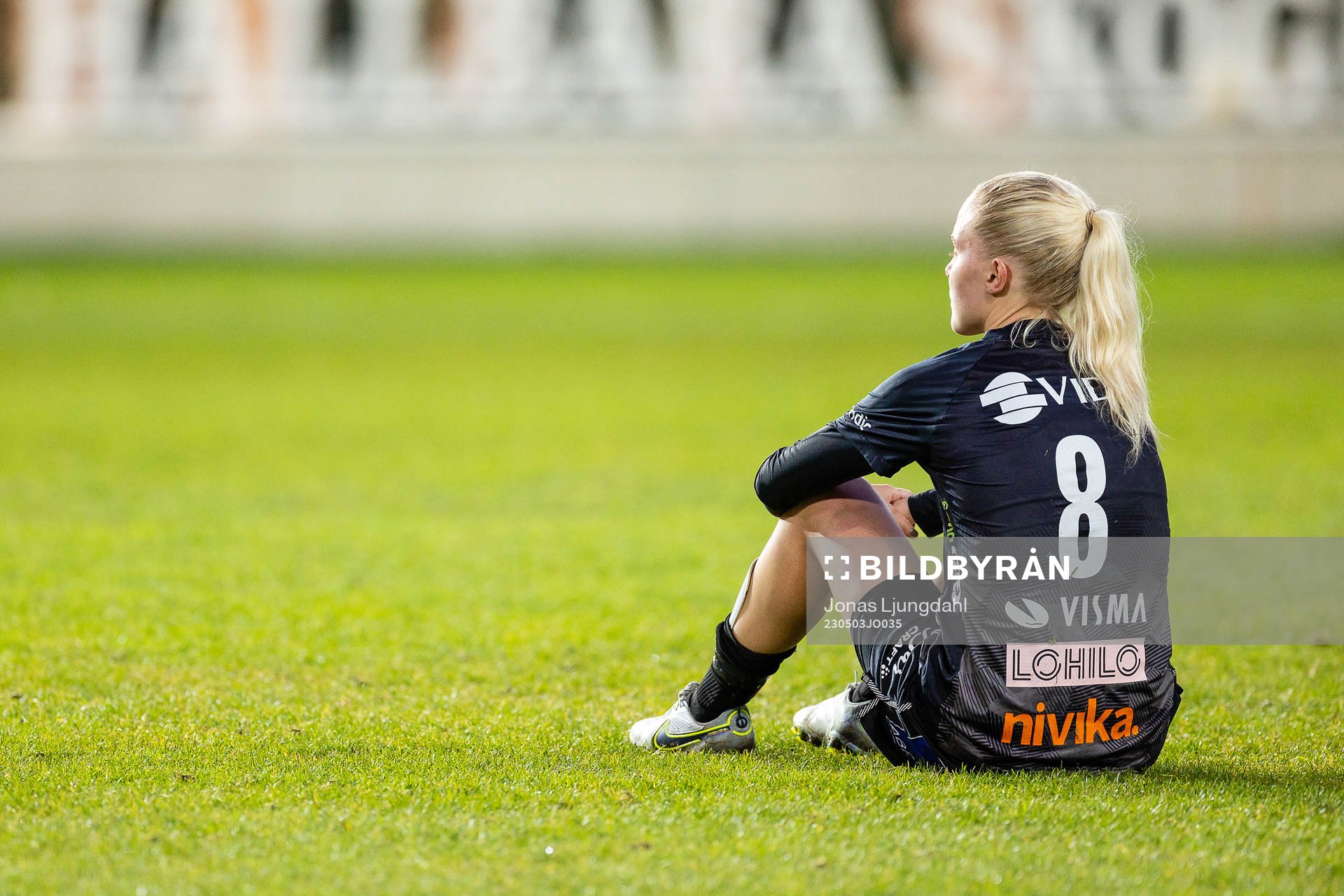 Växjö DFFs Olivia Mattsson deppar