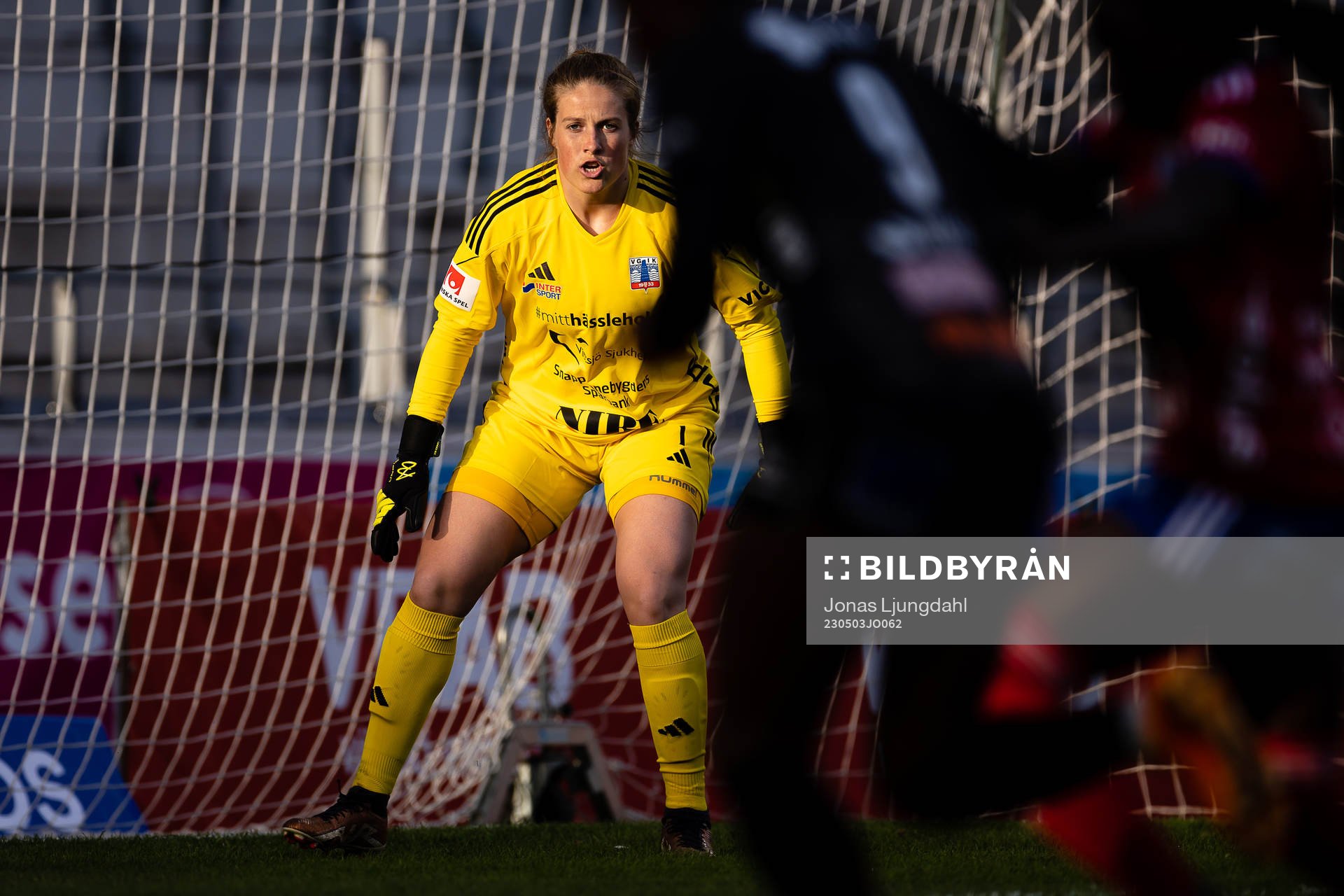 Vittsjös målvakt Elaine Margret Burdett
