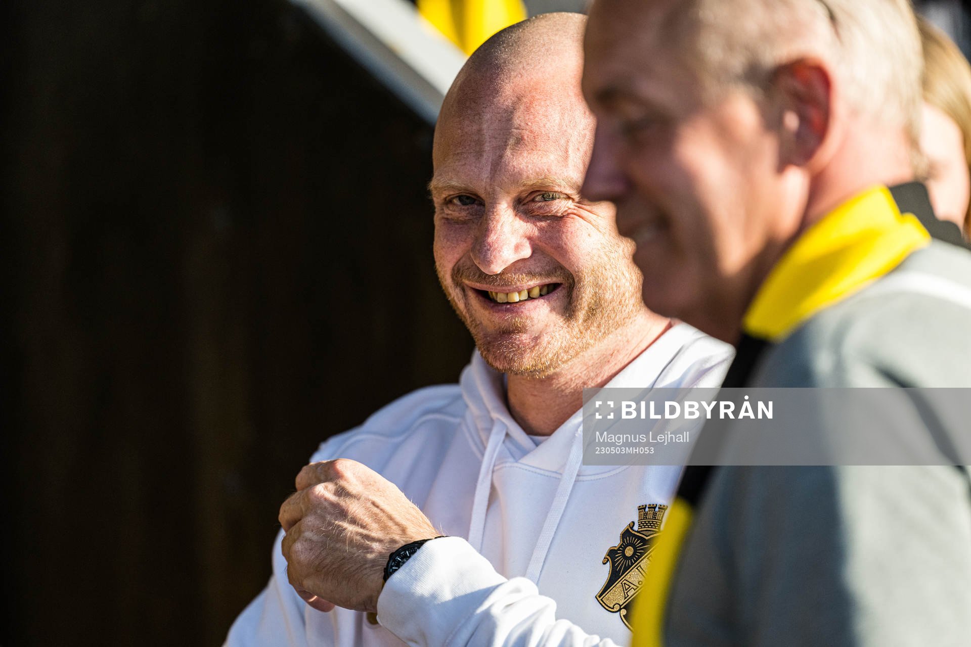 AIKs tränare Andreas Brännström och Mjällbys sportchef