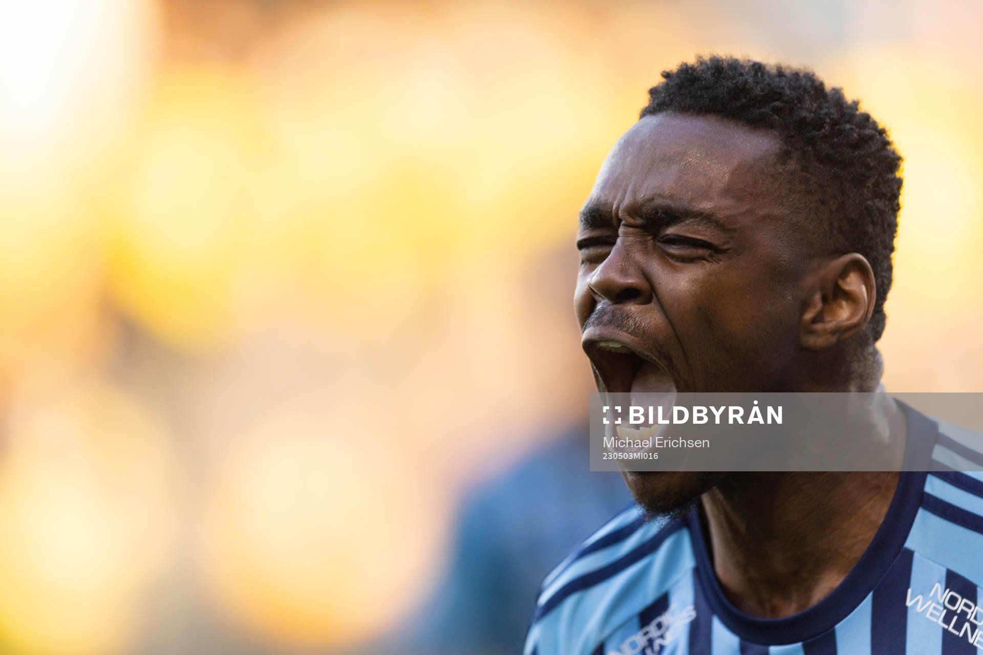 Djurgårdens Joel Asoro jublar