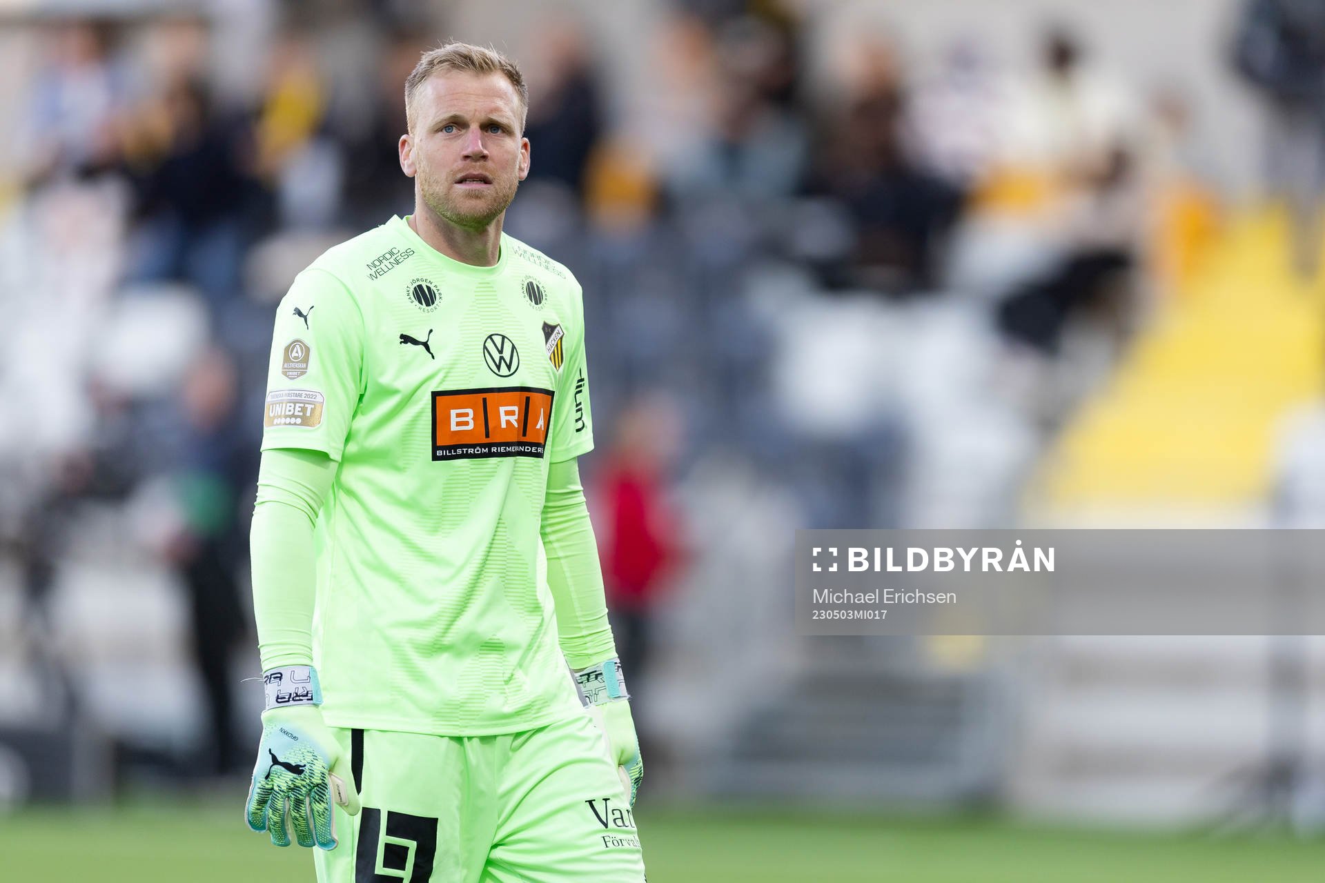 Häckens målvakt Peter Abrahamsson deppar