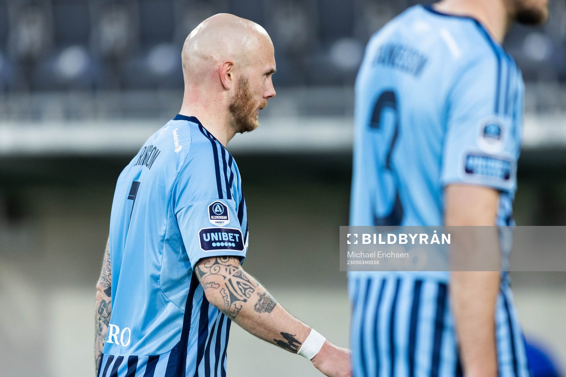Djurgårdens Magnus Eriksson deppar