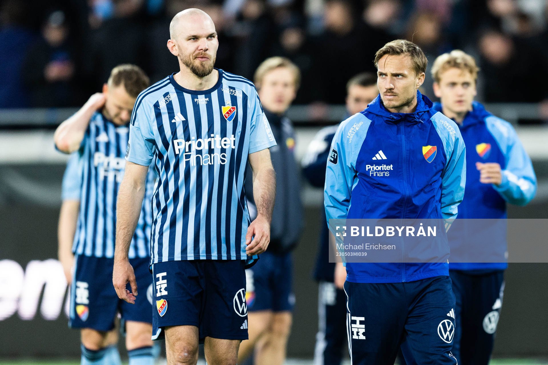 Djurgårdens Marcus Danielson och Pierre Neurath Bengtsson