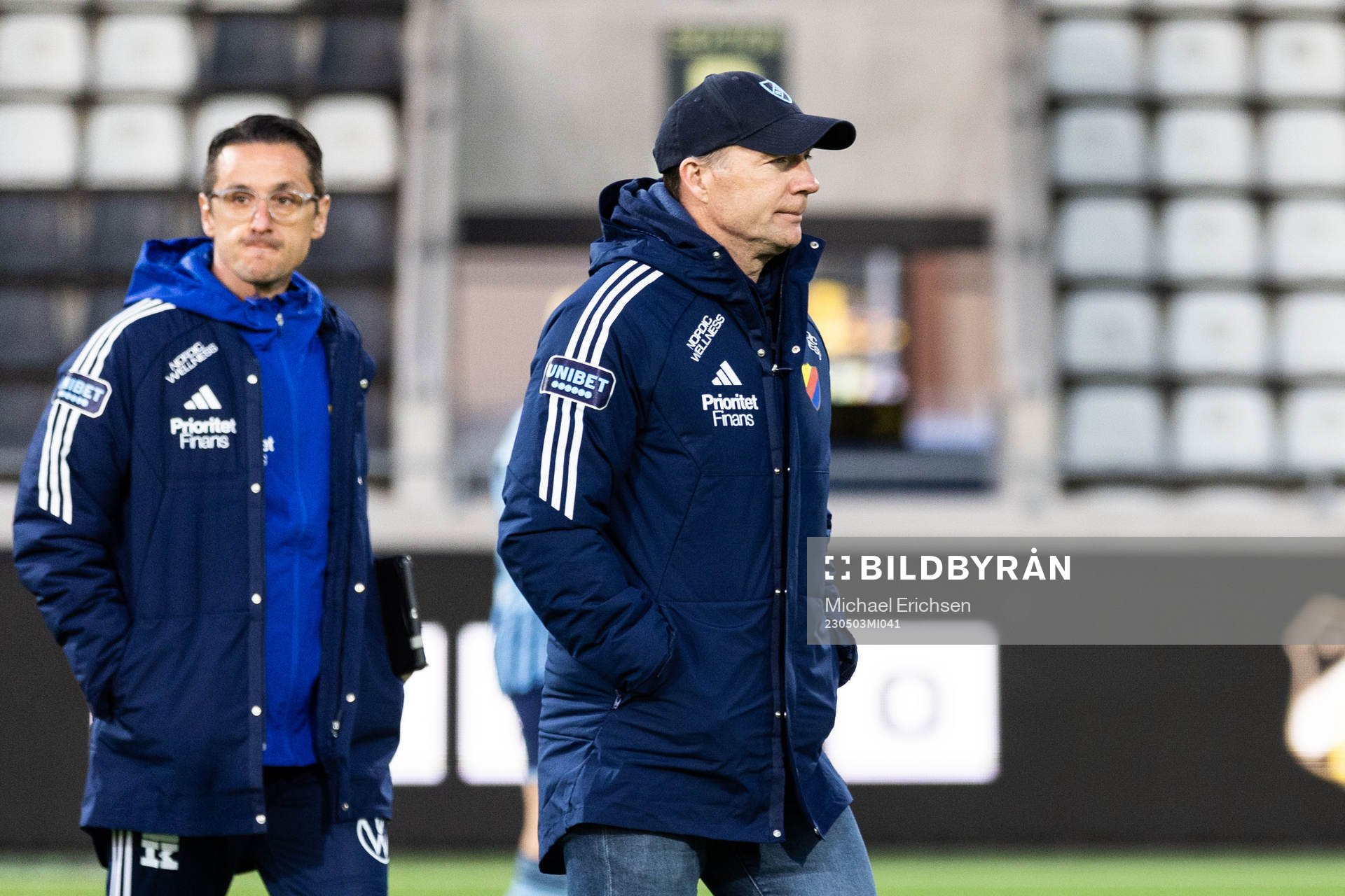 Djurgårdens tränare Kim Bergstrand deppar
