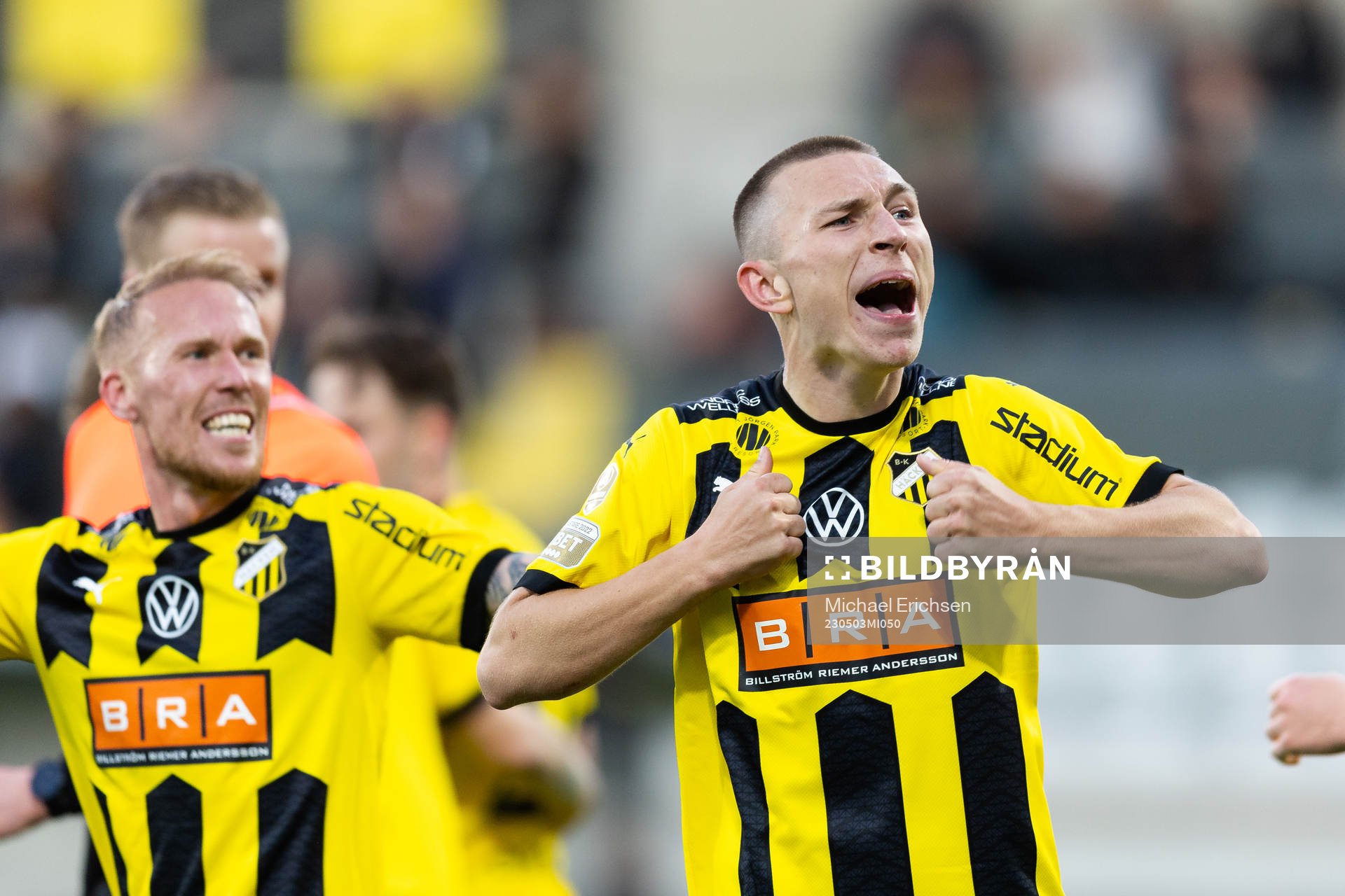 Häckens Mikkel Rygaard Jensen och Kristoffer Lund Hansen