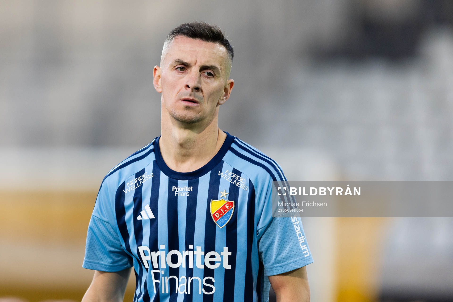 Djurgårdens Haris Radetinac deppar