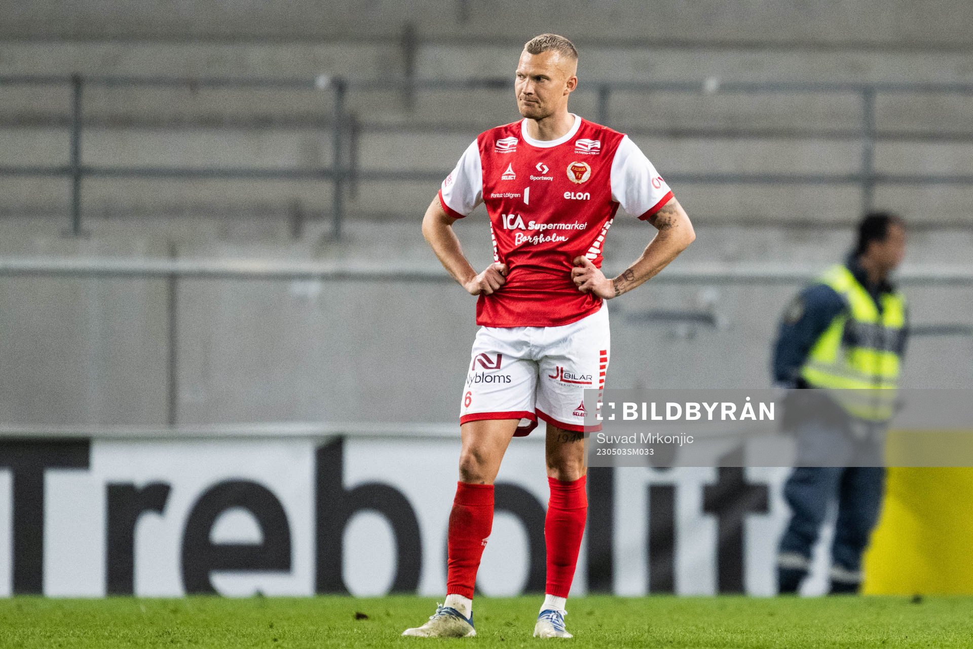Kalmars Rasmus Sjöstedt deppar