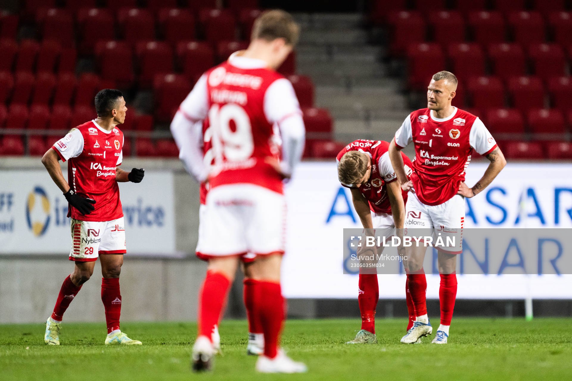 Kalmars Romario Pereira Sipiao och och Rasmus Sjöstedt
