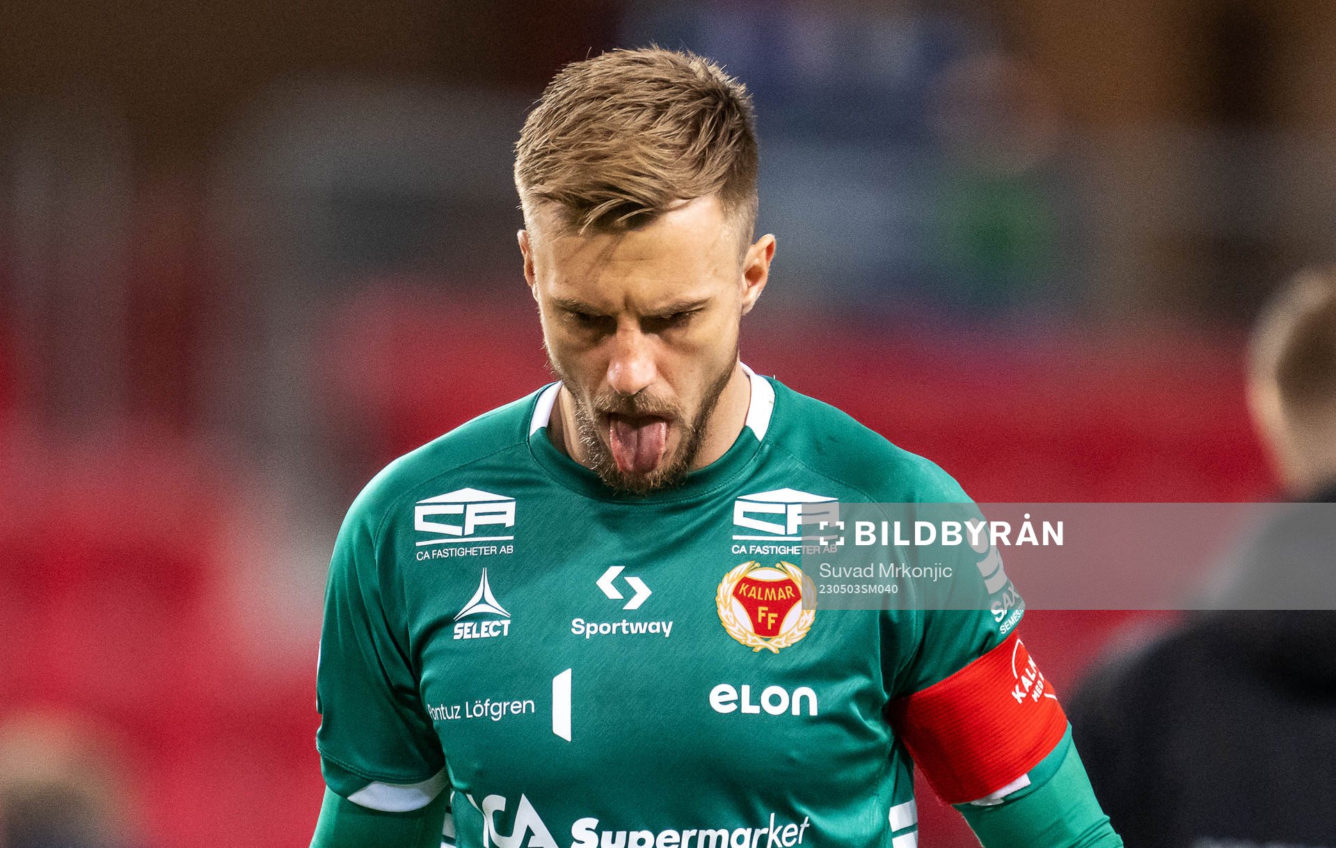 Kalmars målvakt Ricardo Friedrich deppar