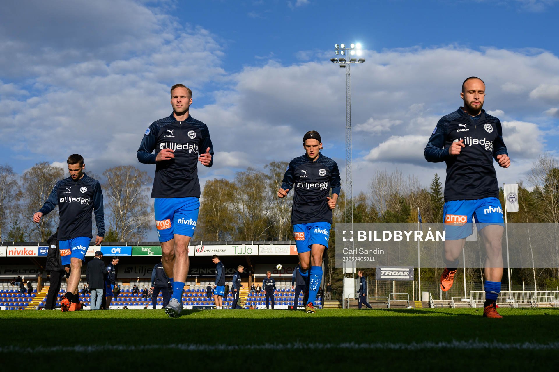 Värnamos Gustav Engvall, Charlie Vindehall och Evaldo