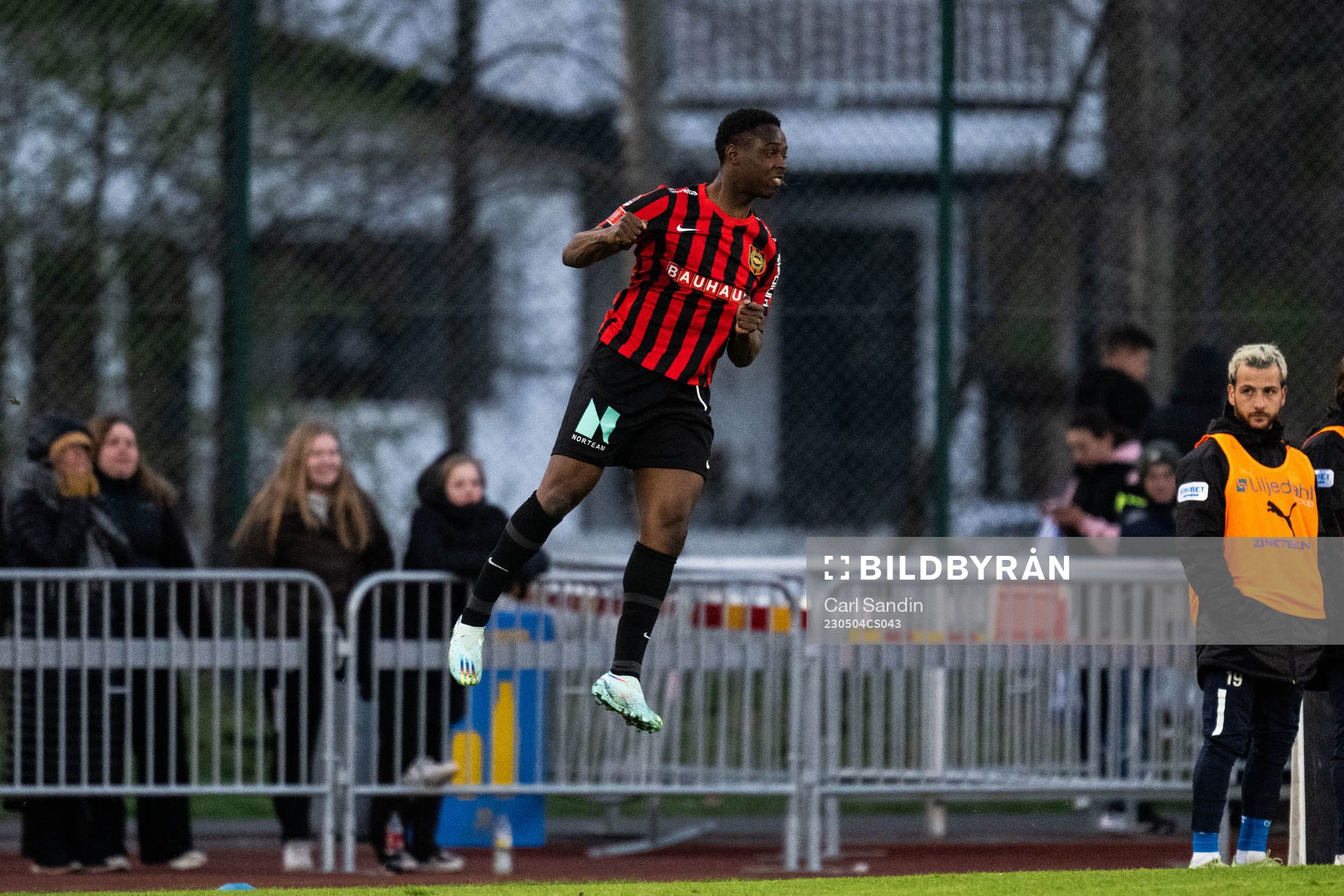 Brommapojkarnas Richie Omorowa jublar
