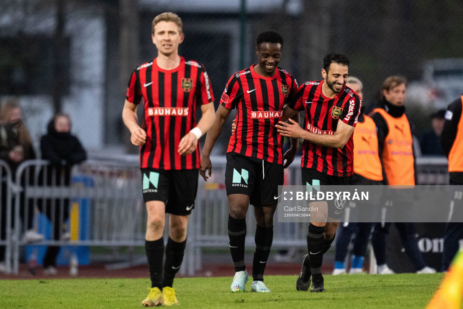 Brommapojkarnas Richie Omorowa jublar