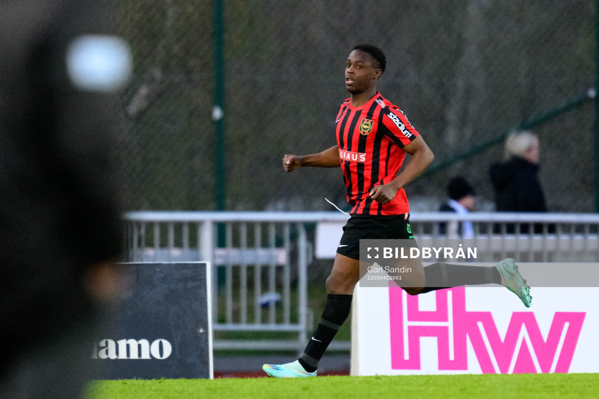 Brommapojkarnas Richie Omorowa jublar