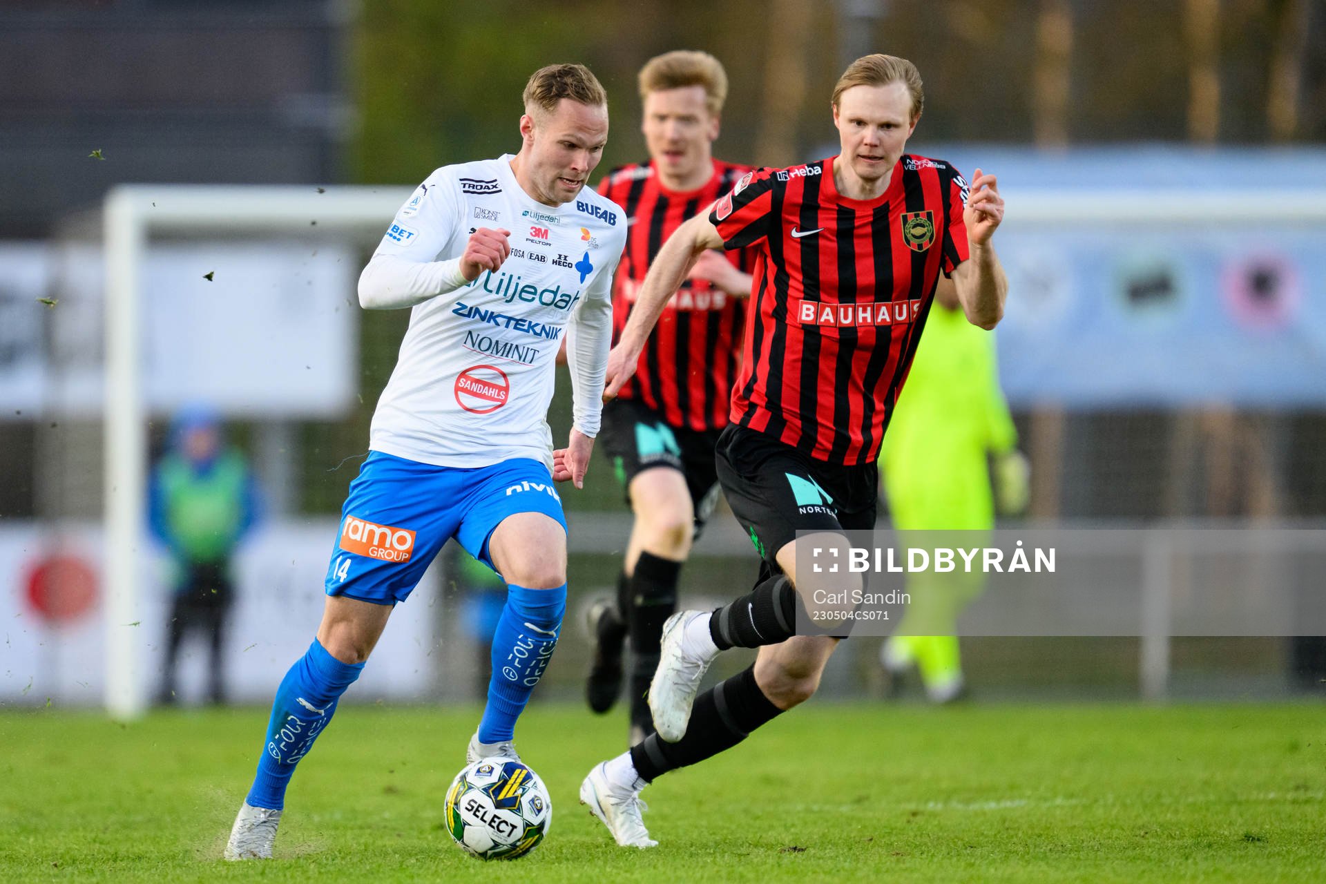 Värnamos Gustav Engvall och Brommapojkarnas Tim Waker