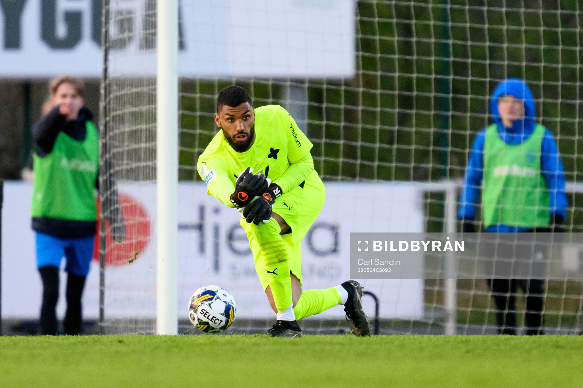 Värnamos målvakt Jonathan Ursin Rasheed