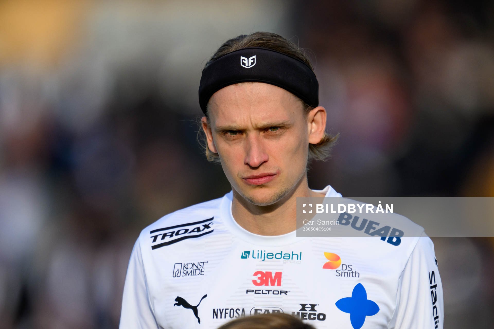 Värnamos Charlie Vindehall vid lineup innan