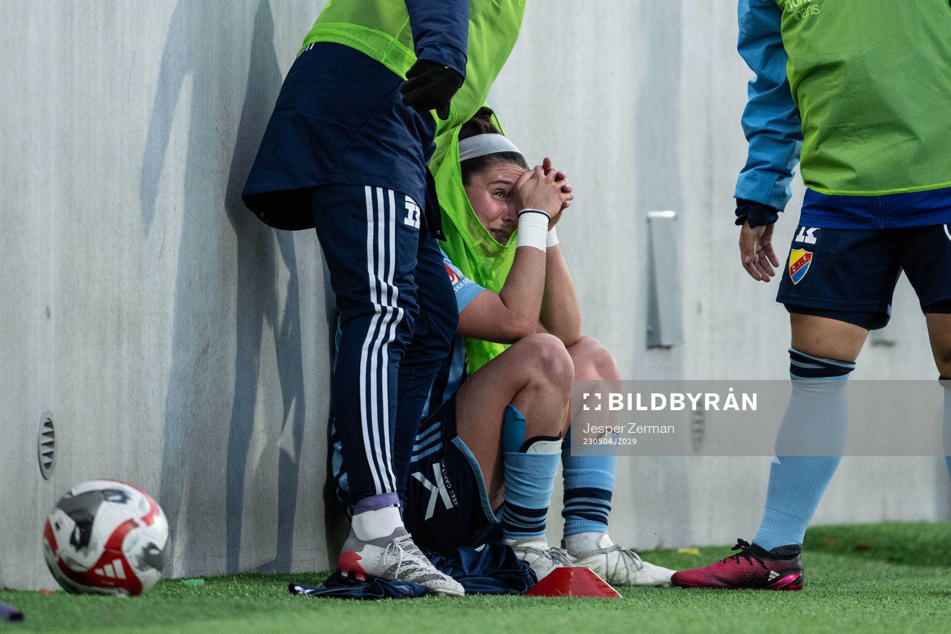 Djurgårdens Hayley Dowd deppar