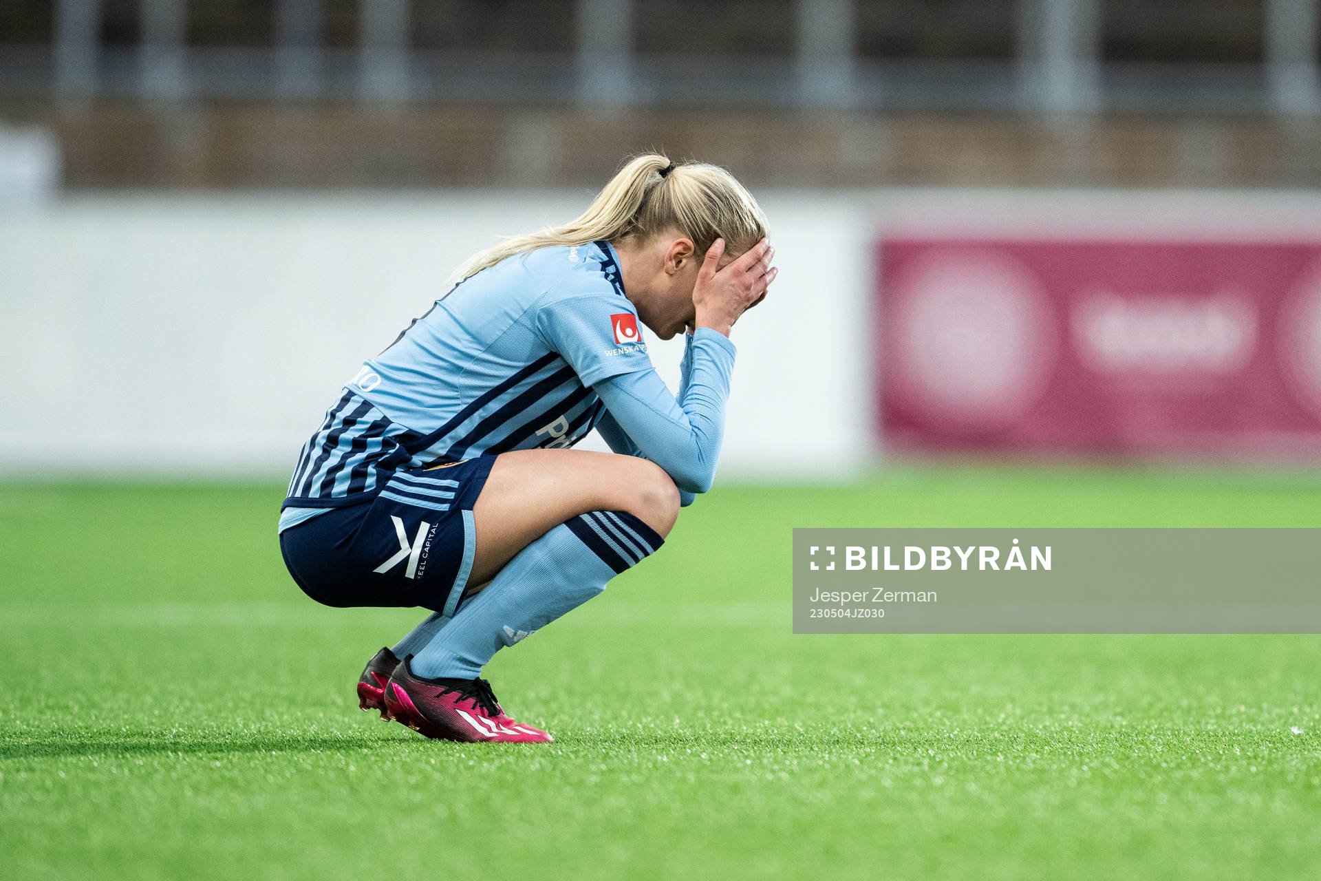Djurgårdens Nellie Lilja deppar