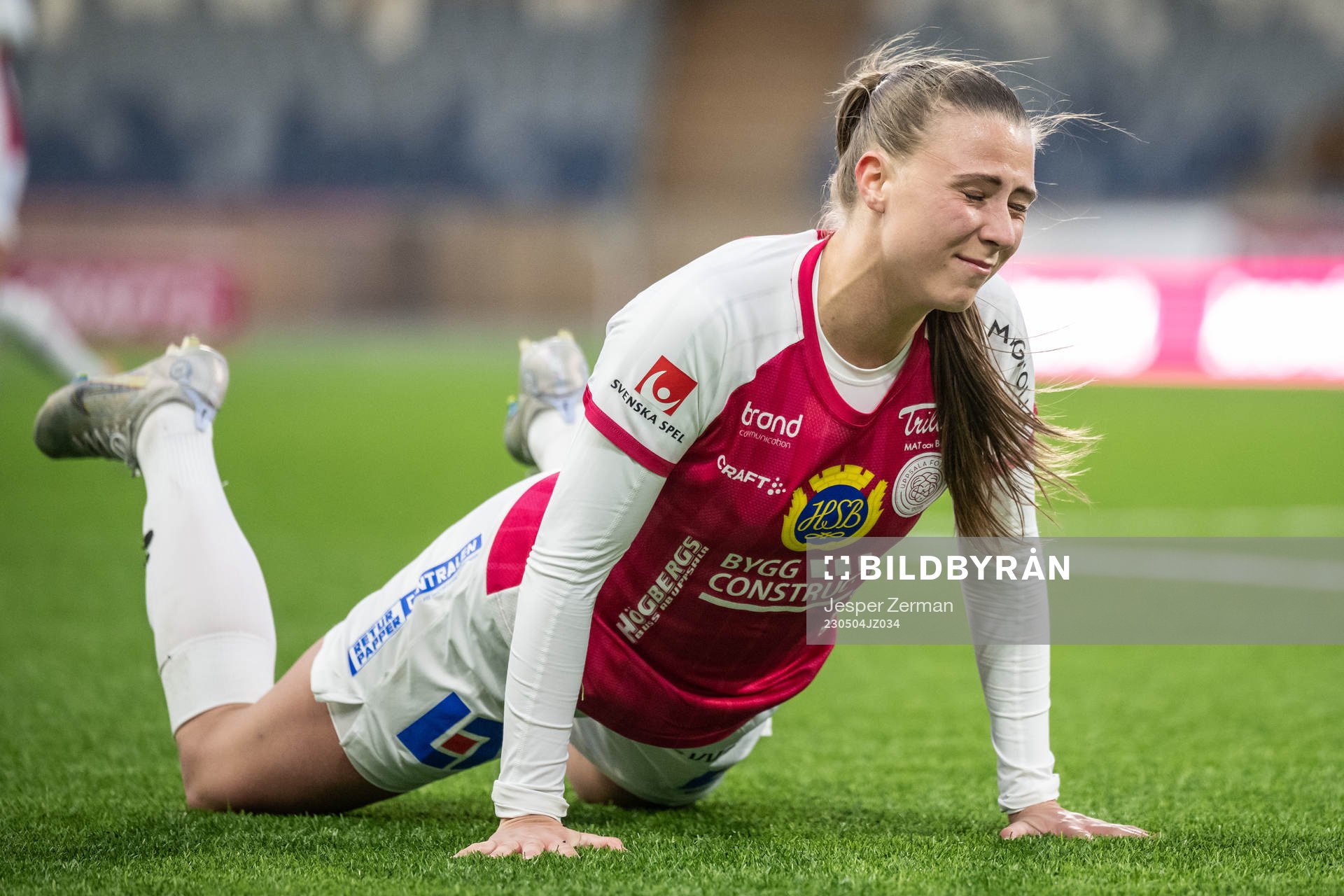 IK Uppsalas Emilia Hjertberg deppar
