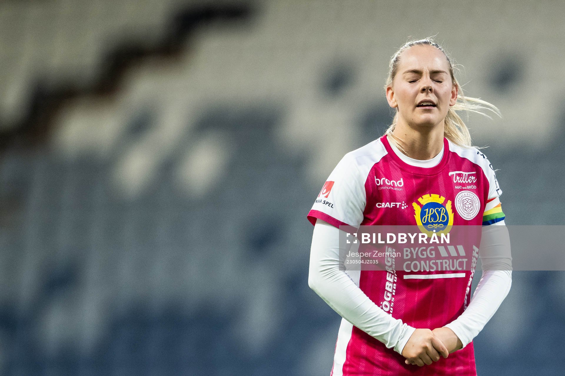IK Uppsalas Agnes Nyberg deppar