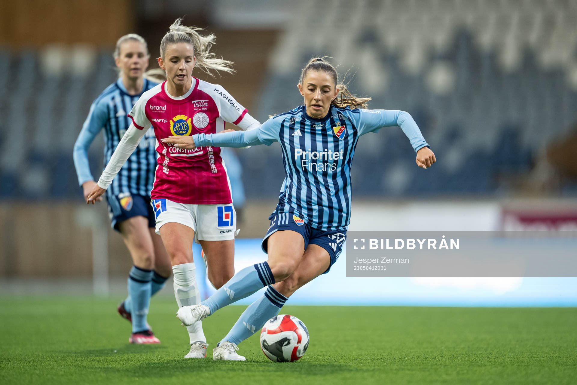 IK Uppsalas Ellinor Johansson och Djurgårdens Tilde