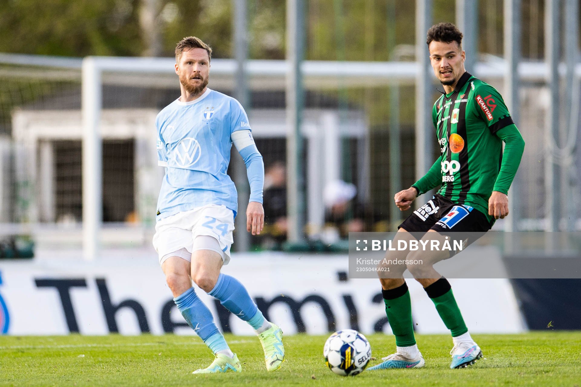 Malmö FFs Lasse Nielsen och Varbergs Assad Al Hamlawi