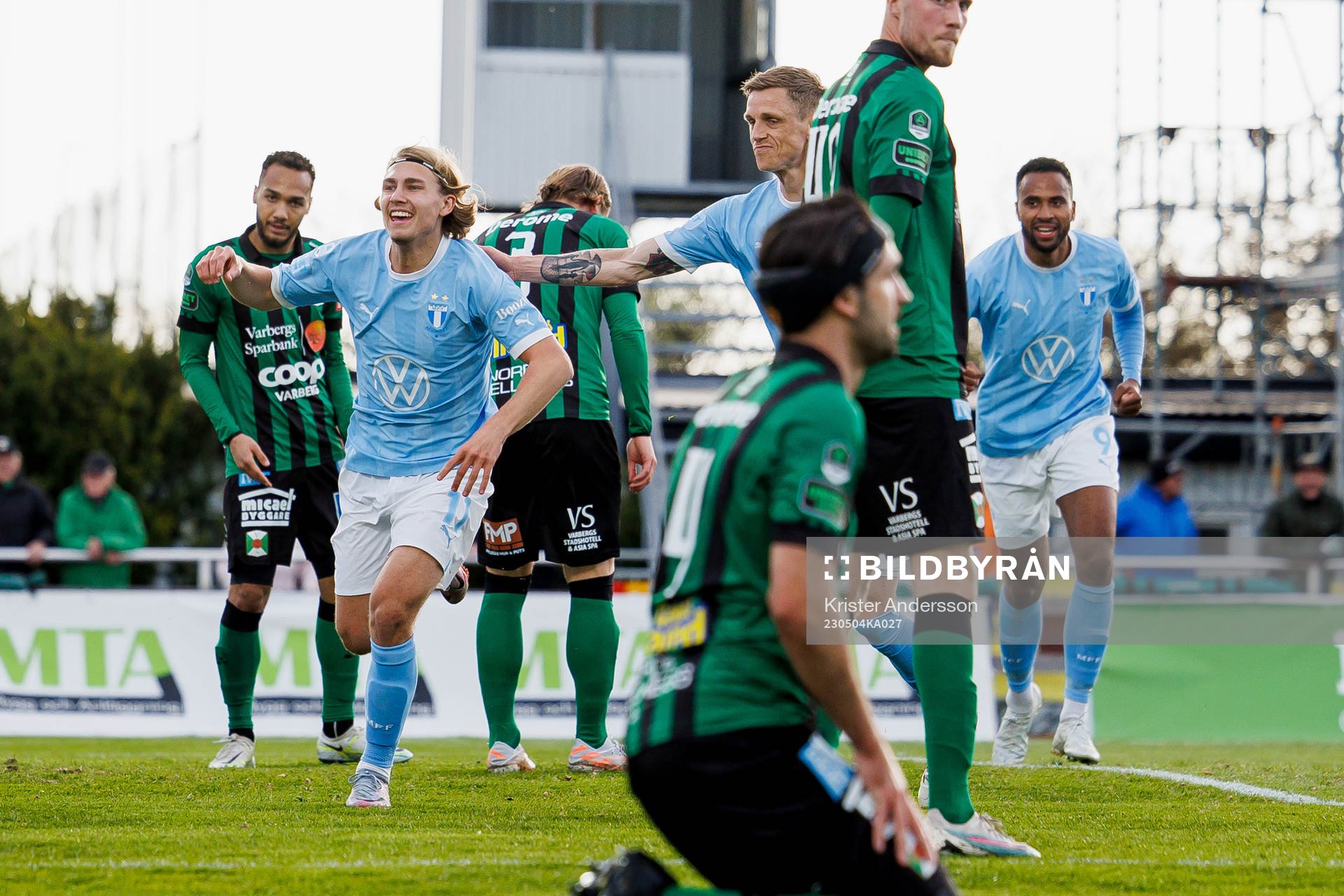 Malmö FFs Sebastian Nanasi jublar