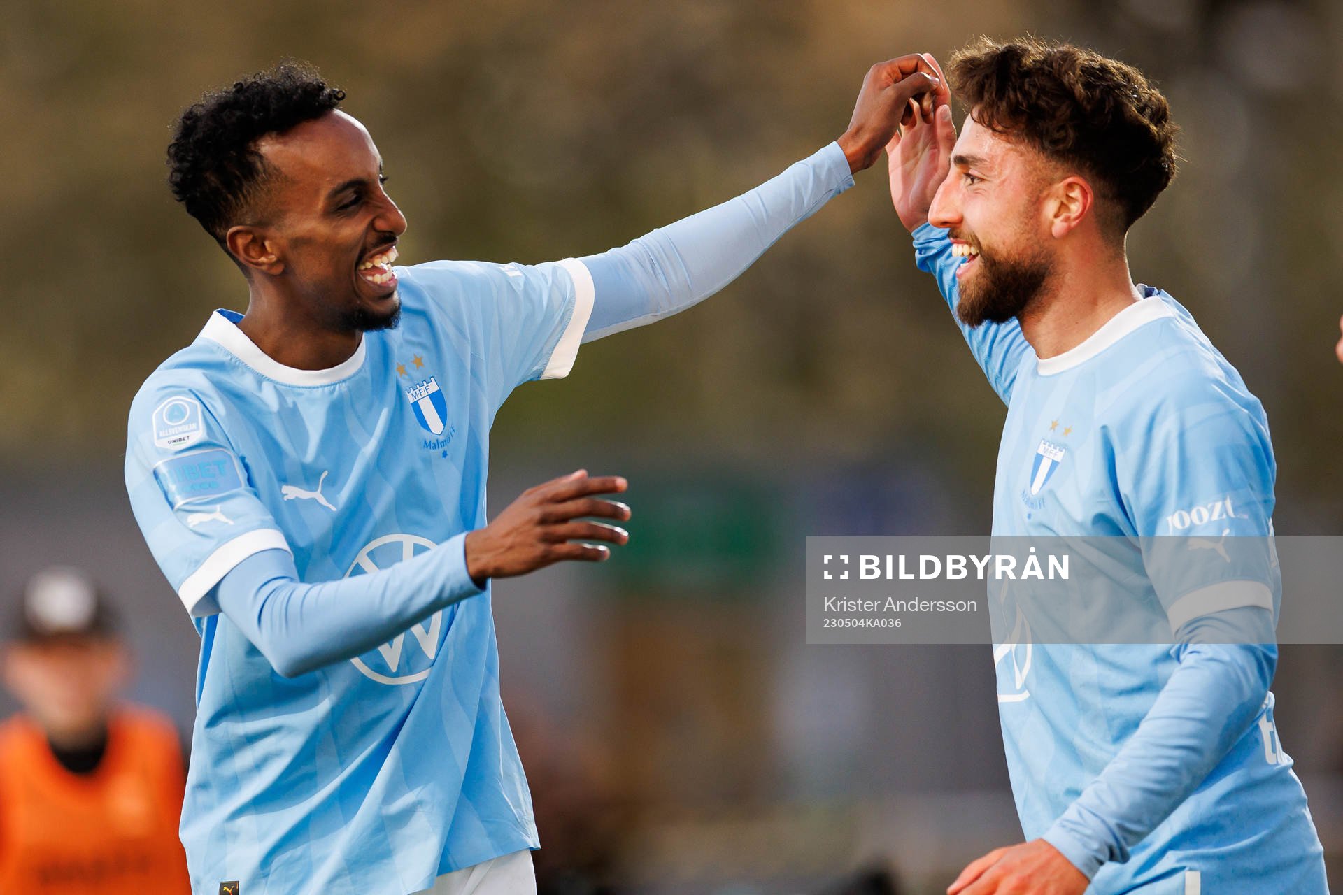 Malmö FFs Taha Ali jublar
