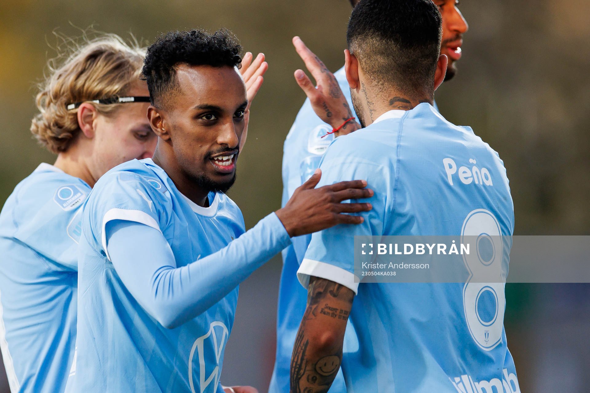 Malmö FFs Taha Ali jublar
