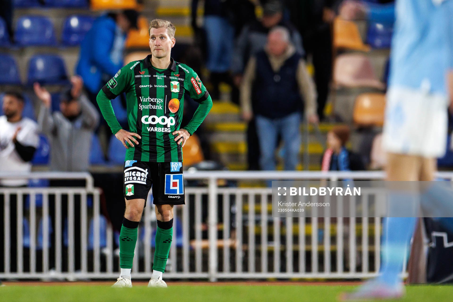 Varbergs Oliver Silverholt deppar