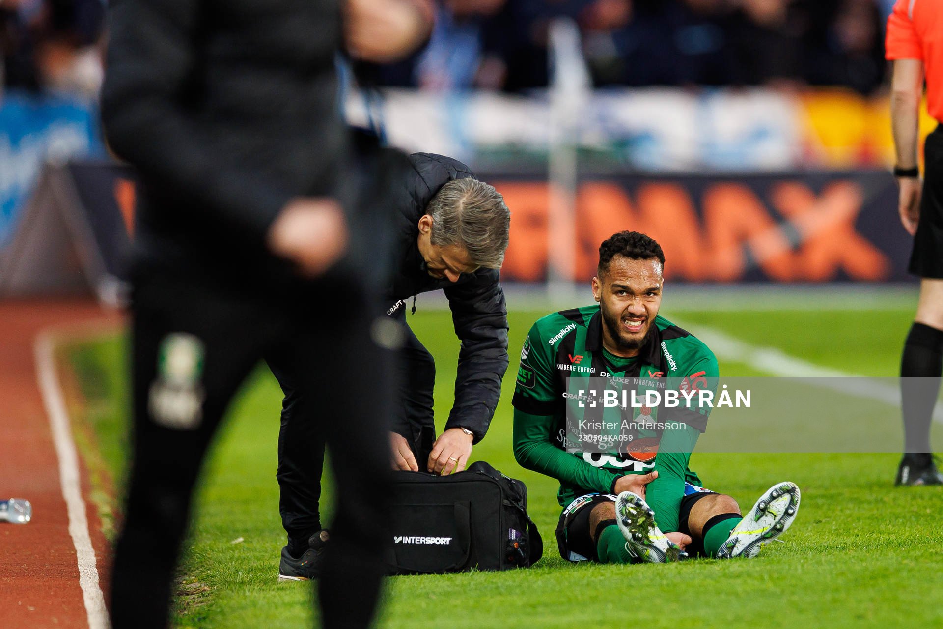 Varbergs Vinicius Nogueira de Oliveira har ont