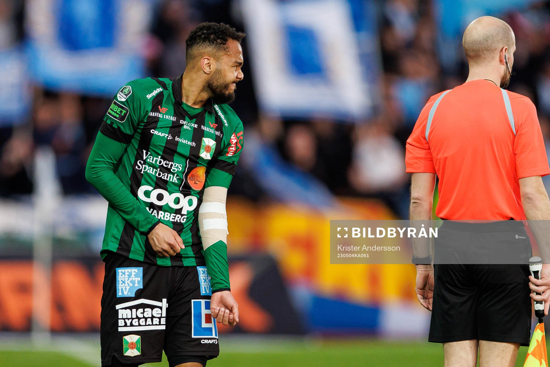 Varbergs Vinicius Nogueira de Oliveira har ont