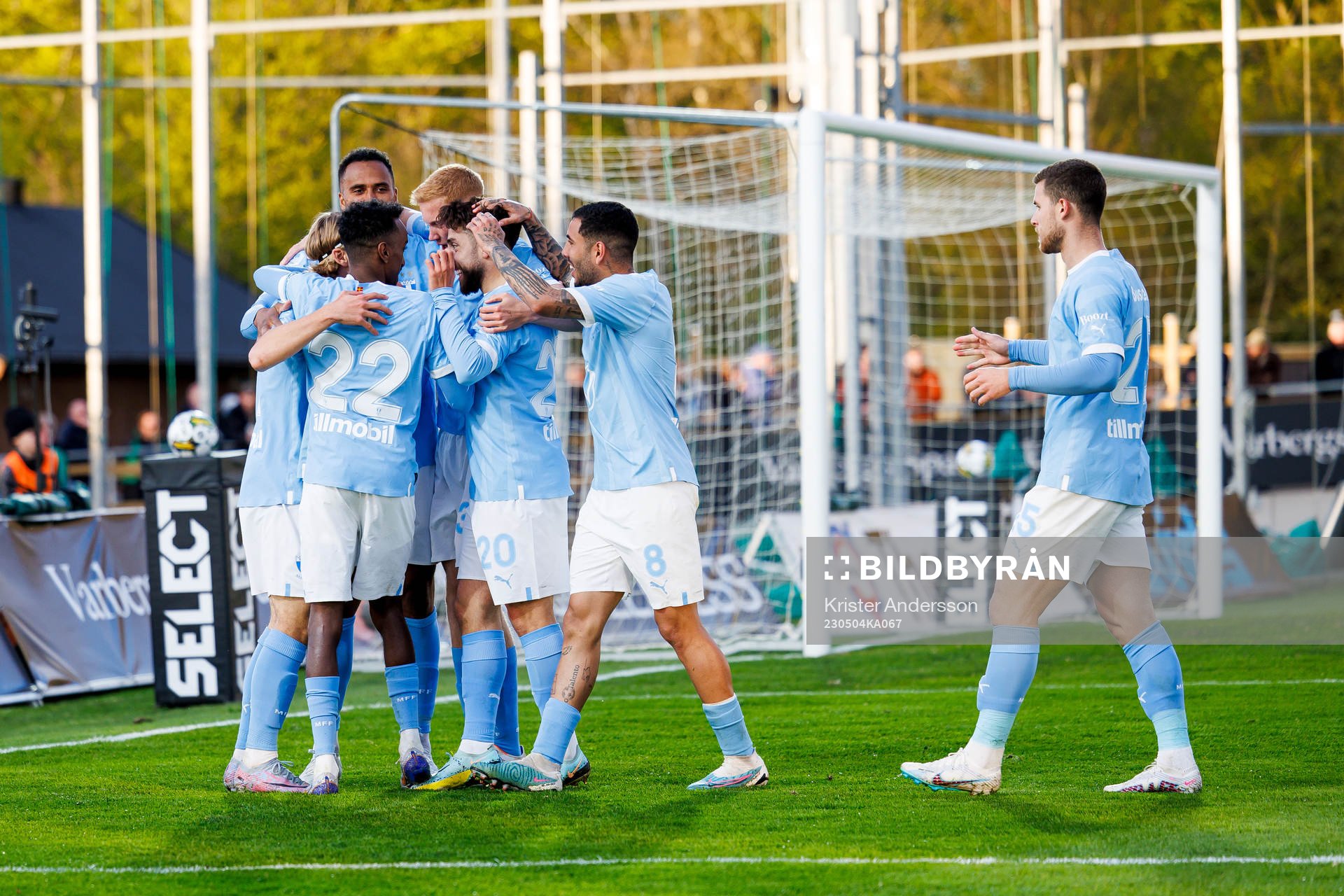 Malmö FFs spelare jublar